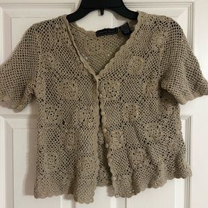Laura Scott Short Sleeve Cardigan